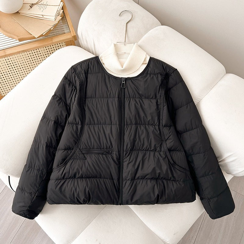 Celia Comfortable Jacket with Pockets in Black