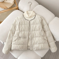 Celia Comfortable Jacket with Pockets in Cream