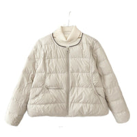 Celia Comfortable Jacket with Pockets in Light Grey