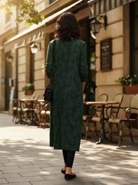Celia Elegant Dress in Green