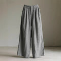 Celia Elegant Linen Trousers with Pockets