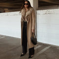 Celia Elegant Trench Coat with Belted