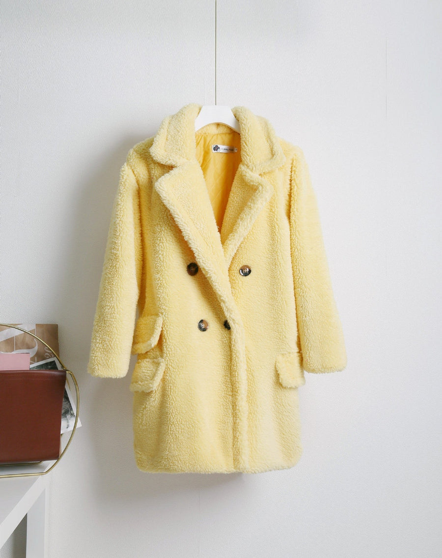 Celine Coat in Yellow