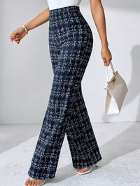 Celine Elegant Trousers with Fitted in Navy