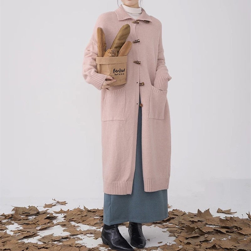 Celine Knit Coat with Pockets