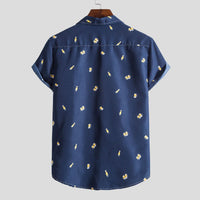 Celine Shirt with Short Sleeve in Multicolor
