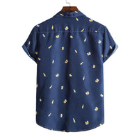 Celine Shirt with Short Sleeve in Multicolor