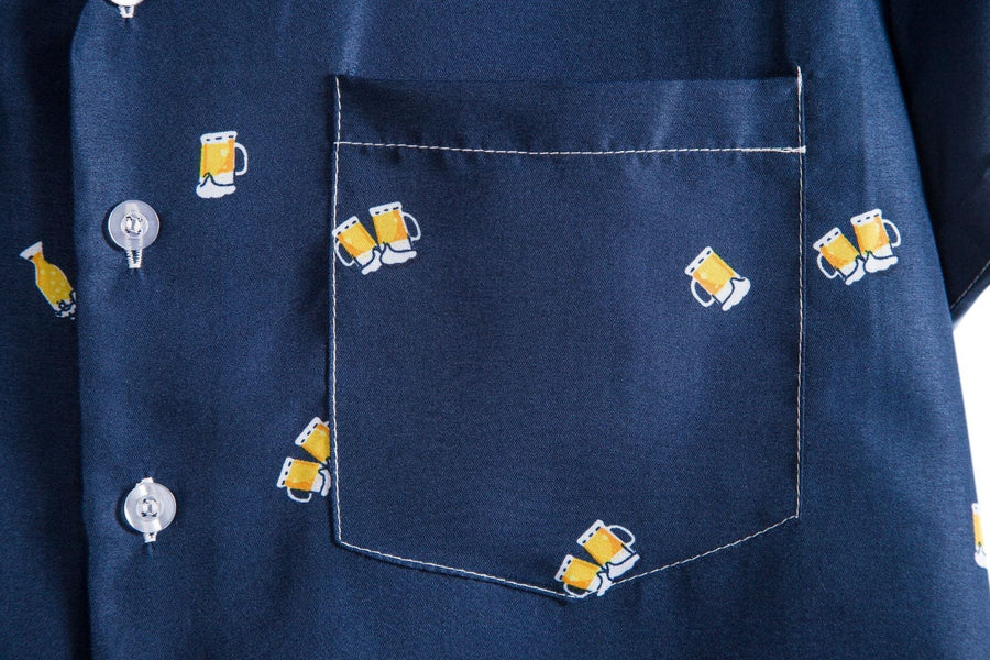 Celine Shirt with Short Sleeve in Multicolor