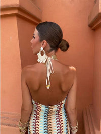 Cerai™ Modern Elegant Long Dress in Multicoloured