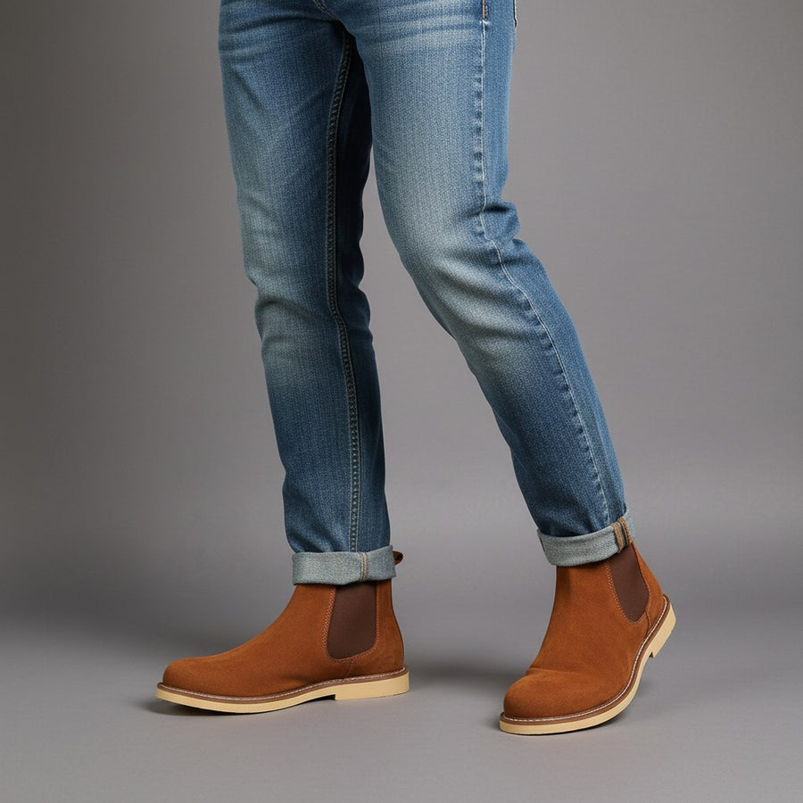 Chandler Chelsea Boot in Sienna Brown