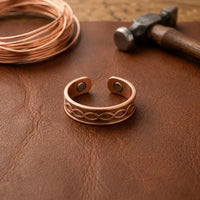 Char Bloom Copper Ring