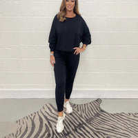 Charlotte Casual Top in Black