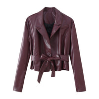 Charlotte Elegant Leather Jacket