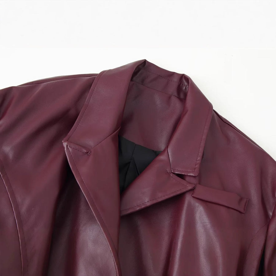 Charlotte Elegant Leather Jacket