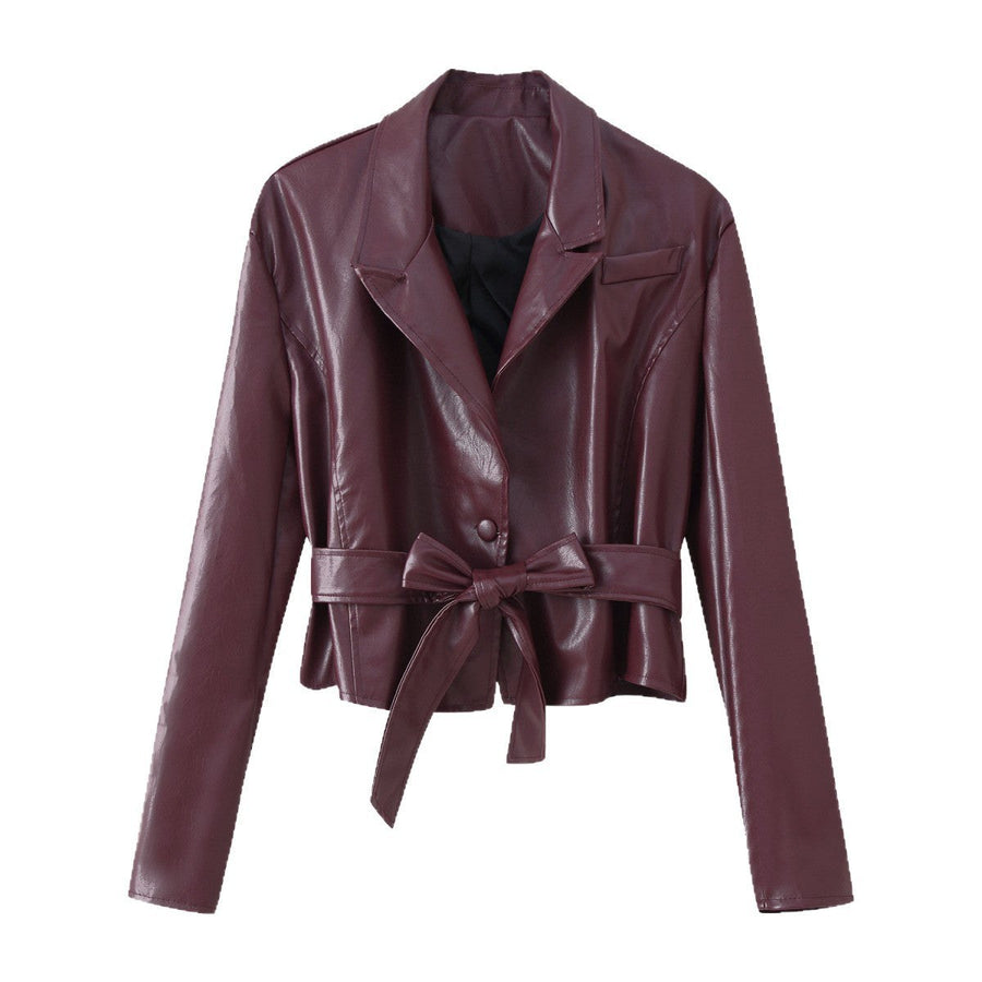 Charlotte Elegant Leather Jacket