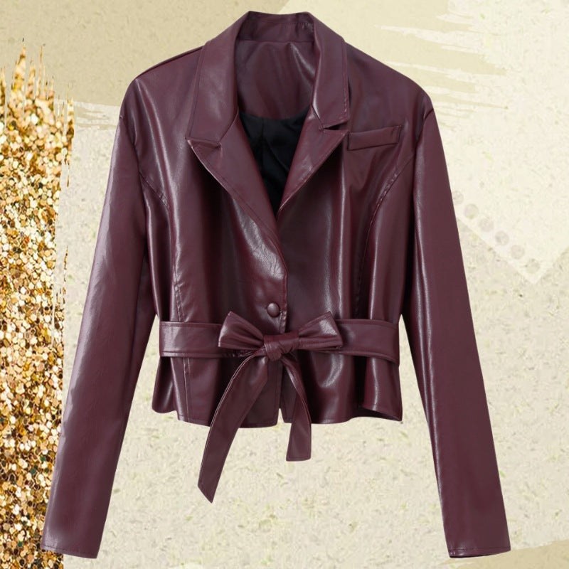 Charlotte Elegant Leather Jacket