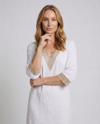 Charlotte Linen Midi Dress