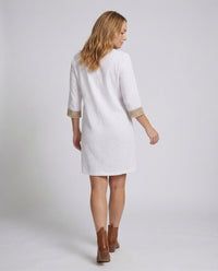 Charlotte Linen Midi Dress