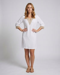 Charlotte Linen Midi Dress