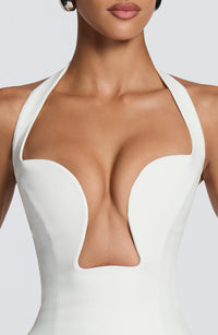 Delfina Mini Dress – Ivory