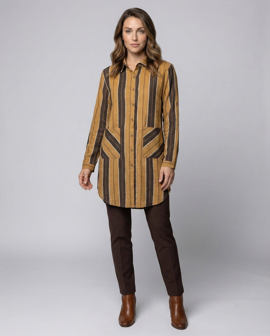 Charlotte Shirt with Striped