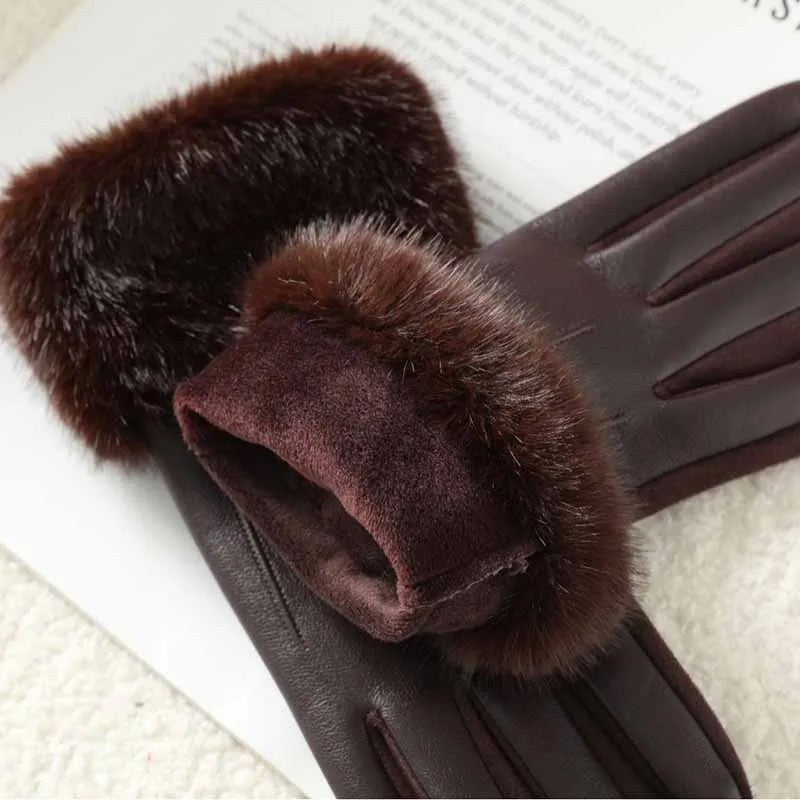 Chelsea Leather Glove in Espresso Brown