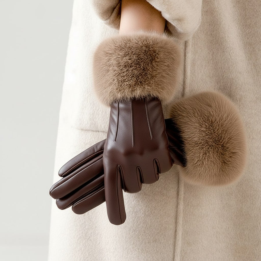 Chelsea Leather Glove in Espresso Brown