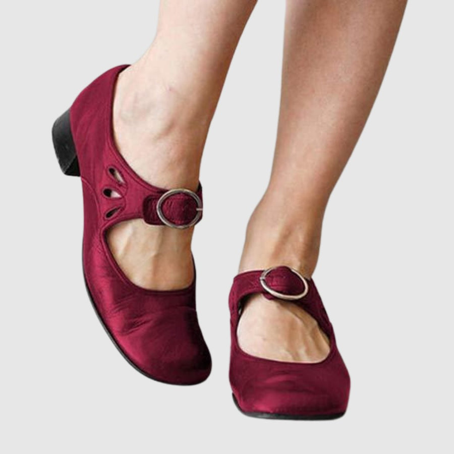 Chelsea™ Leather Shoes in Red