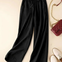 Cherry™ Relaxed Drawstring Pants in Black
