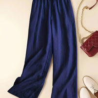 Cherry™ Relaxed Drawstring Pants in Blue