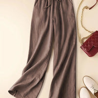 Cherry™ Relaxed Drawstring Pants in Brown