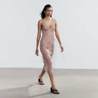 Chiara Elegant Maxi Dress with V-Neck