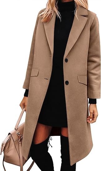 Chiara Elegant Trench Coat in Camel