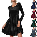 Chiara Elegant Velvet Dress