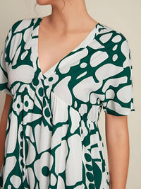 Christine Lightweight and Fluid Summer Dress in Black