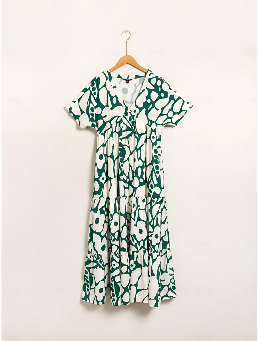 Christine Lightweight and Fluid Summer Dress in Black