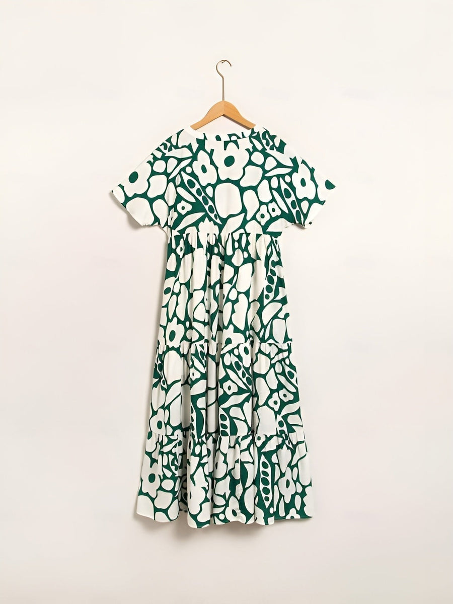 Christine Lightweight and Fluid Summer Dress in Black