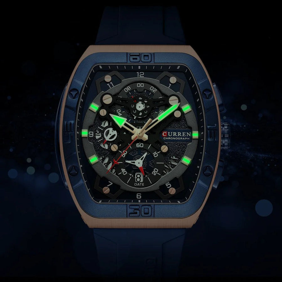 Chronomaster Curren V2, 49mm in Royal Blue