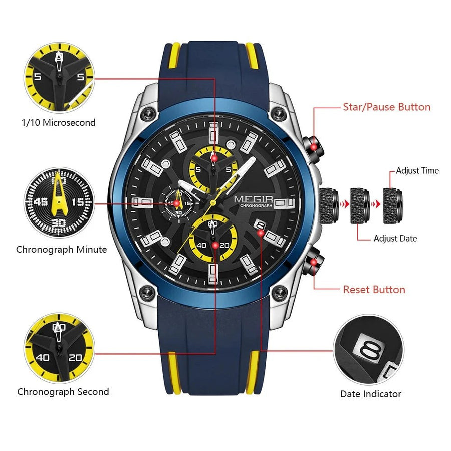 Chronomaster Elixir, 49mm in Charcoal