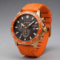 Chronomaster Helios, 44mm in Neon Orange
