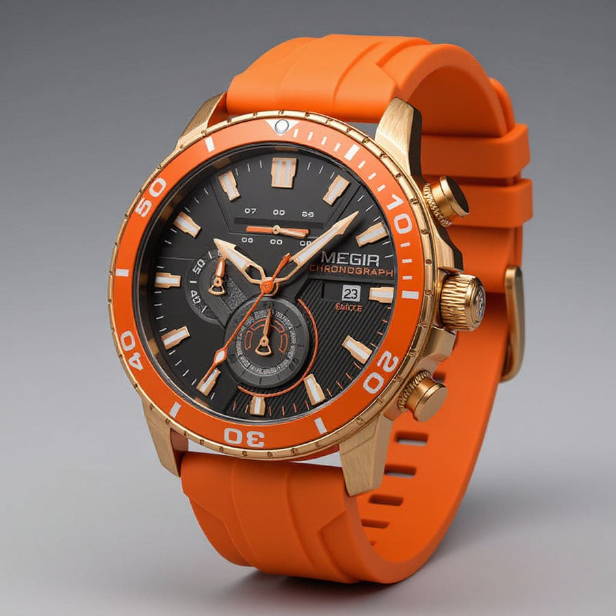 Chronomaster Helios, 44mm in Neon Orange