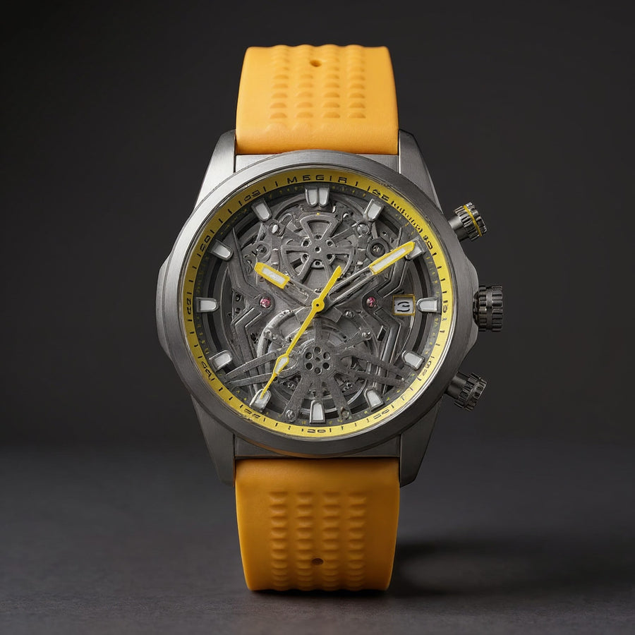 Chronomaster Stratos, 42mm in Neon Yellow