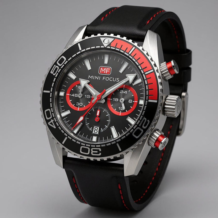 Chronomaster Zenith, 46mm in Charcoal Crimson