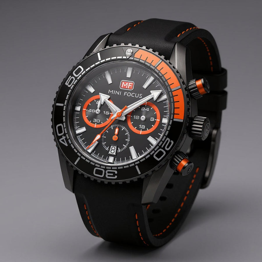 Chronomaster Zenith, 46mm in Charcoal Orange