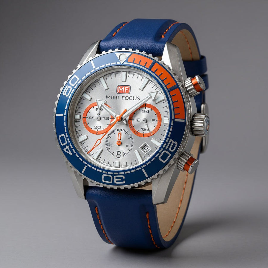 Chronomaster Zenith, 46mm in Royal Blue Orange