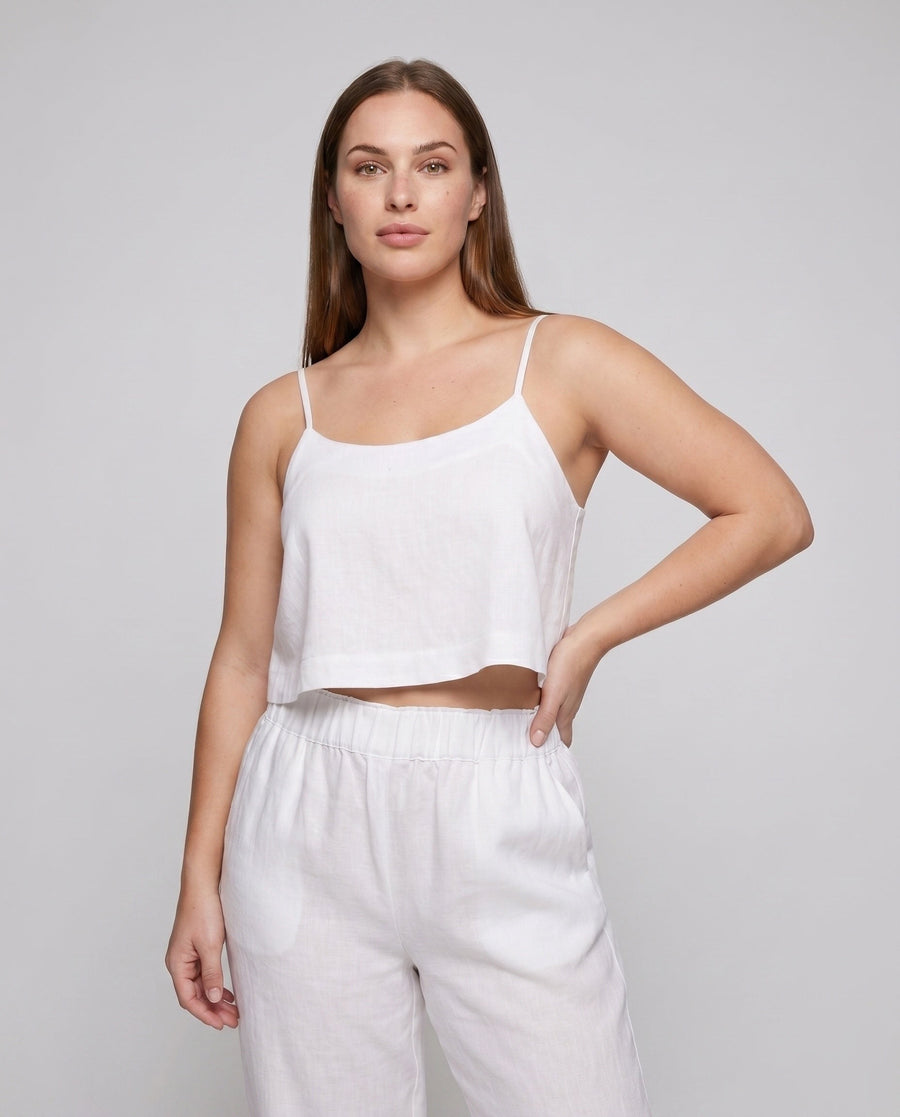 Clara Airy Linen Top