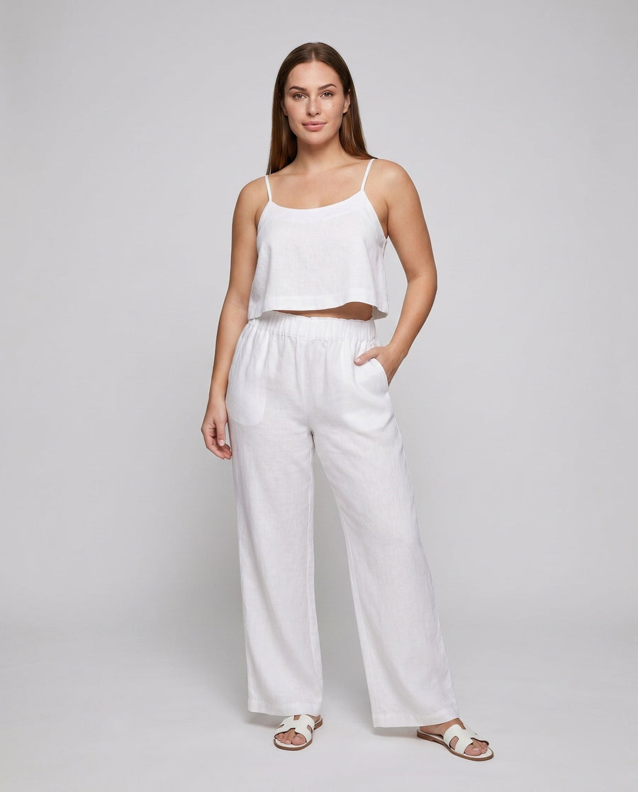 Clara Airy Linen Top