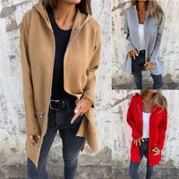 Clara Casual Coat with Hood
