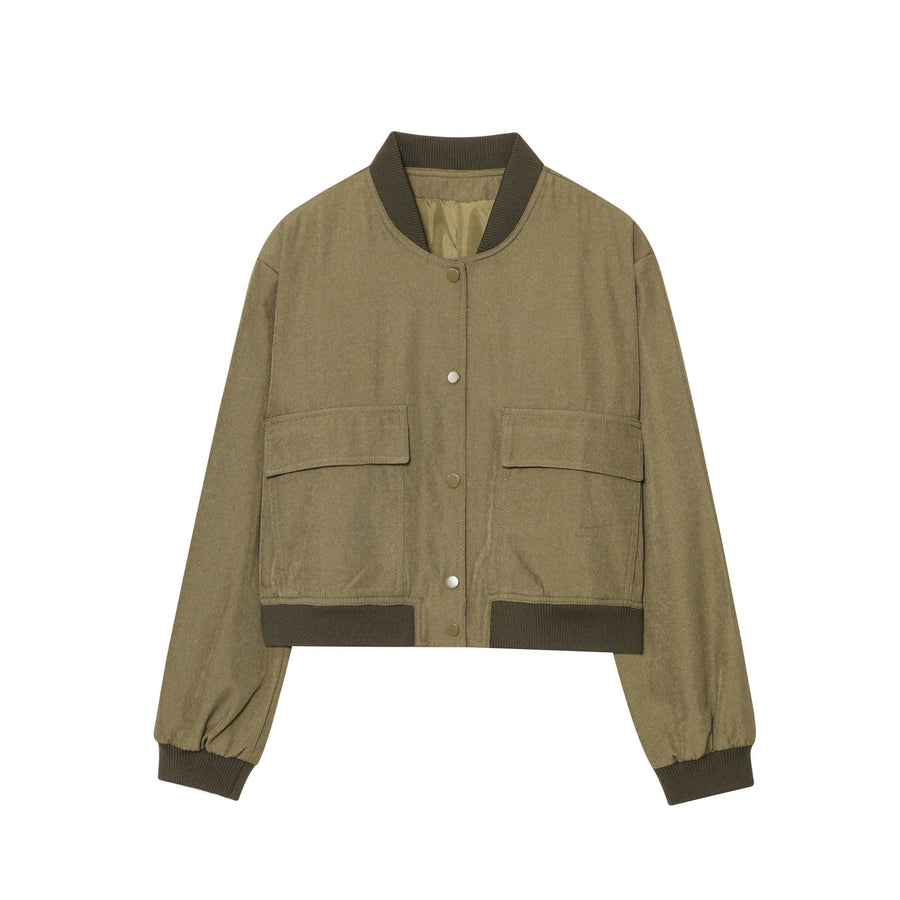 Clara Jacket with Pockets in Olive