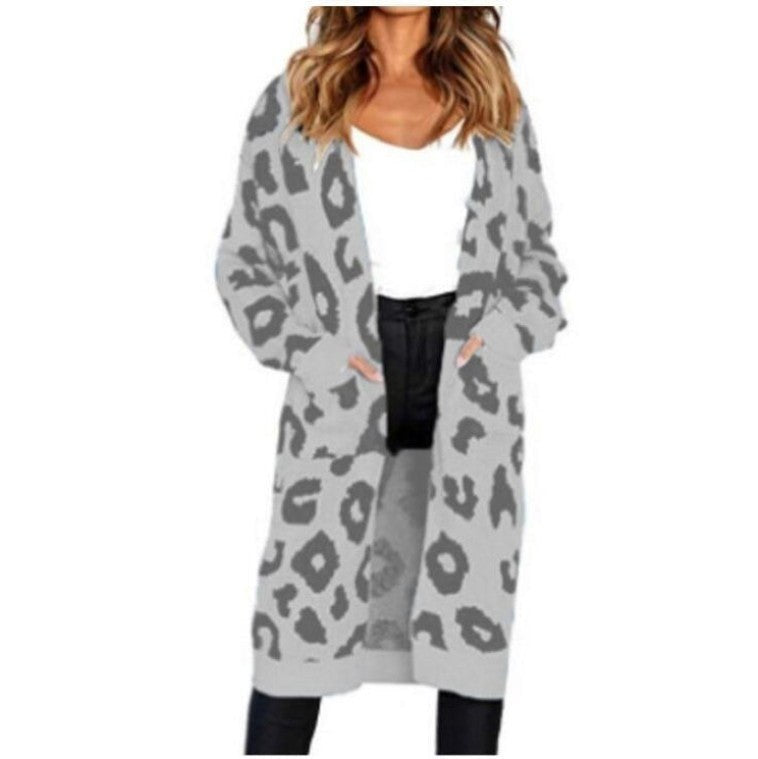 Clara Knit Cardigan in Grey